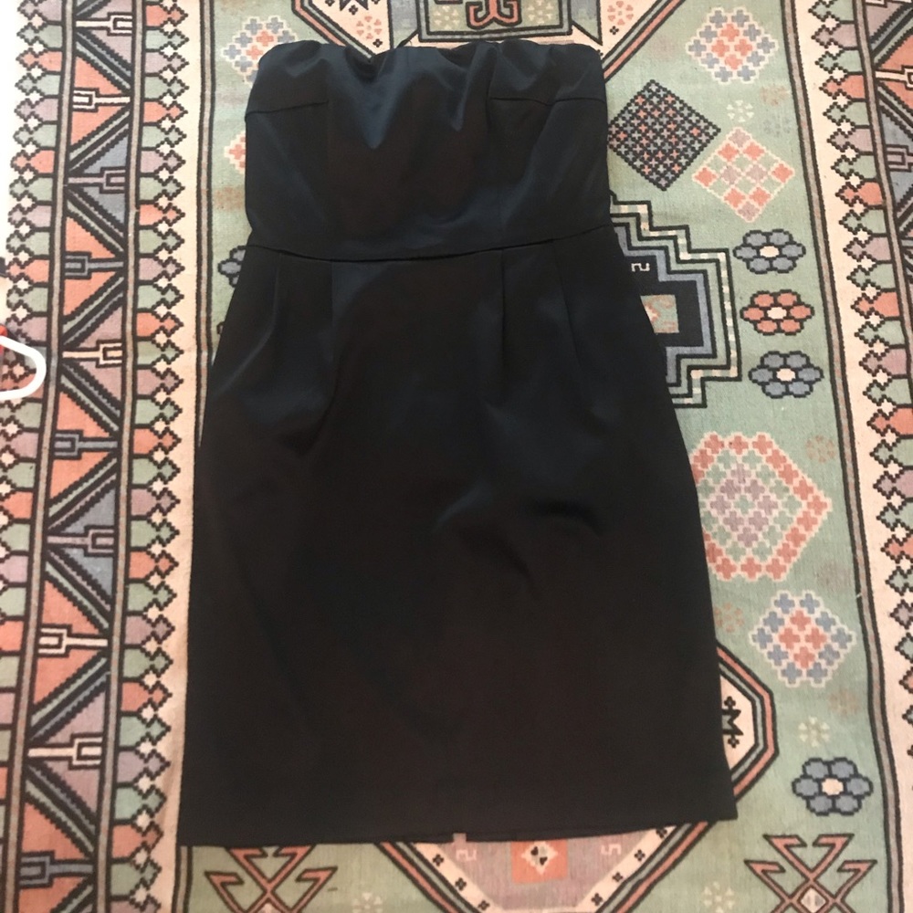 Formal black dress + Jeweled belt